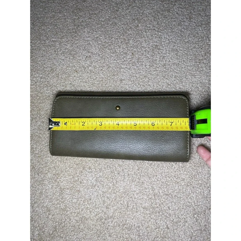 Universal Thread Olive Green Slim Tri-Fold Wallet